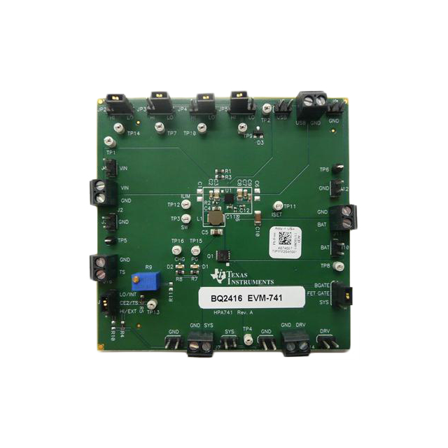 BQ24165EVM-741 Texas Instruments  Cartes et kits d'évaluation et de démonstration